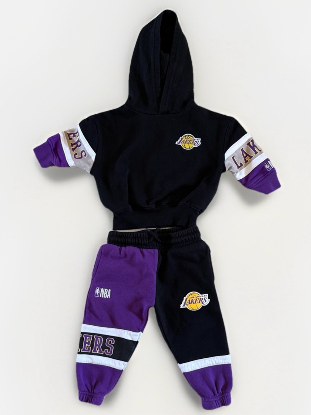 NBA Los Angeles Lakers Hoodie & Jogger Set Size 2